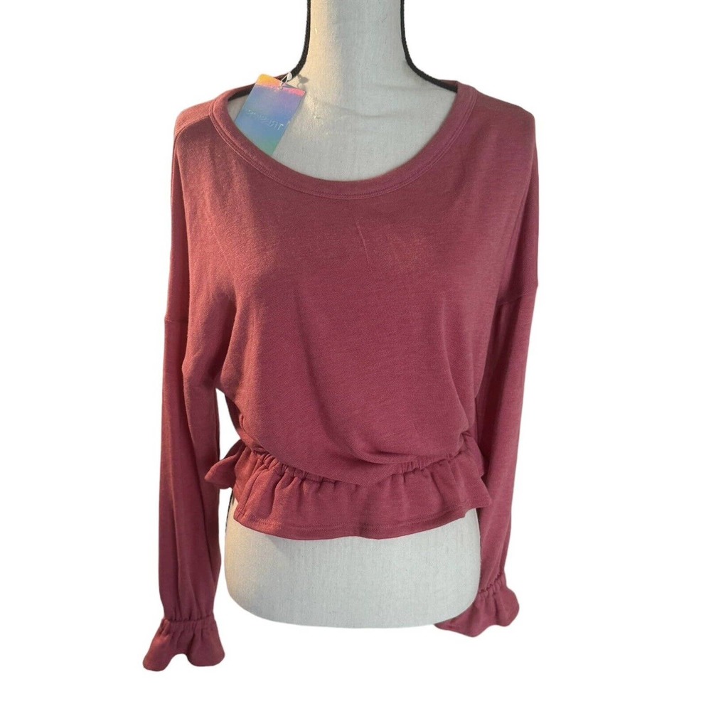 Tresics Luxe Size Large Short Salmon Colored Flared Sleeves And Bottom